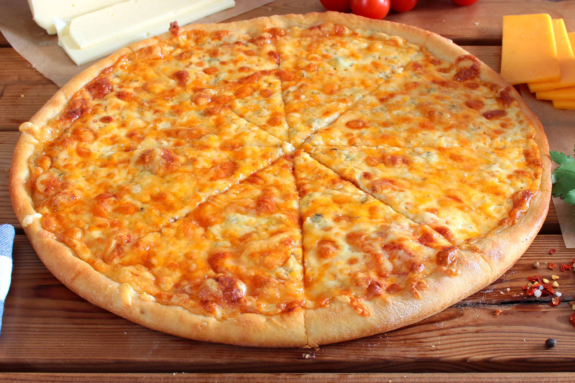 четыре сыра пицца рецепт в домашних (119) фото